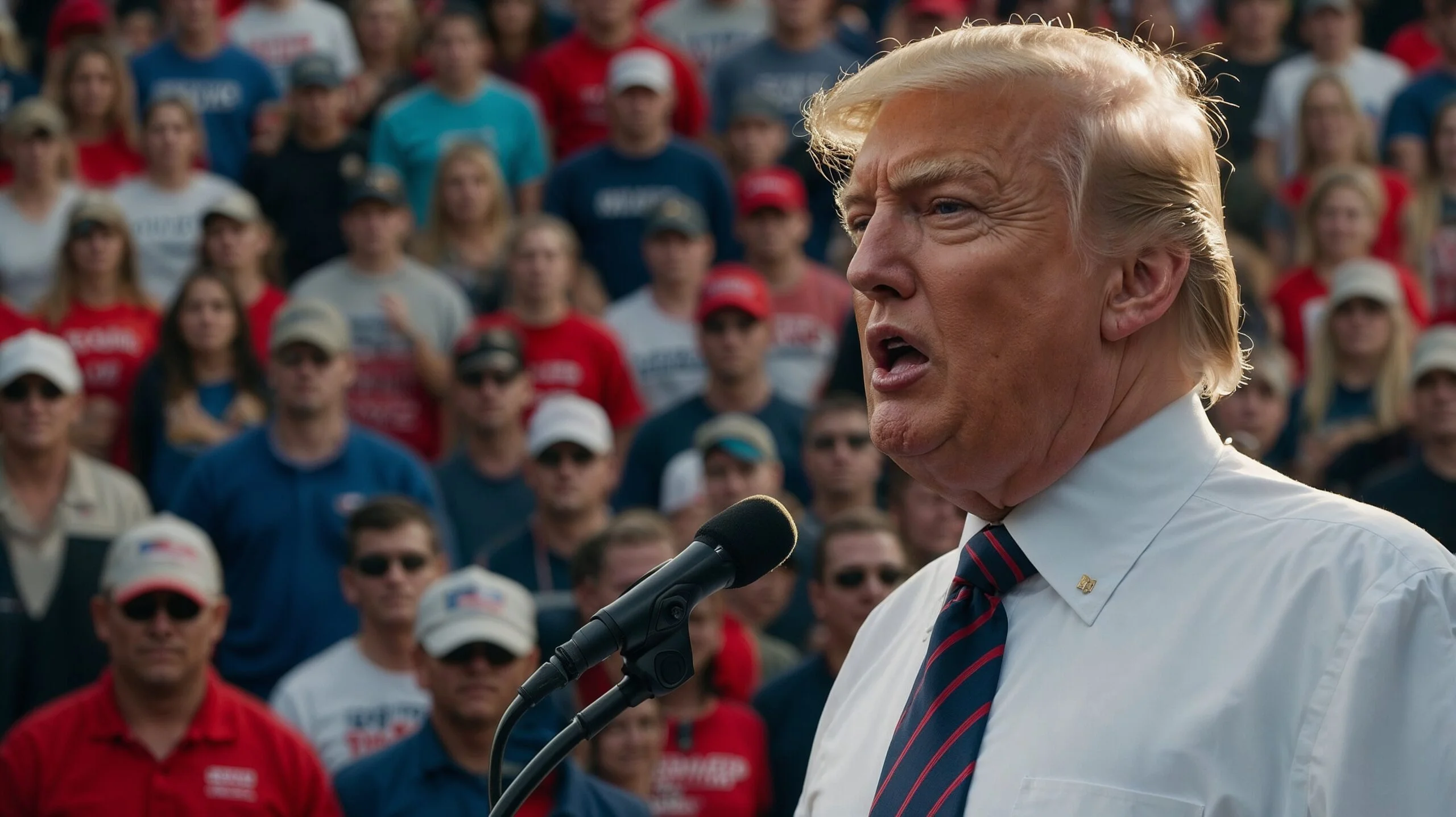 universal_upscale_0_50f8a397-16be-4596-bcca-c240aa9f188a_0 President Donald Trump speaking at podium about tariffs