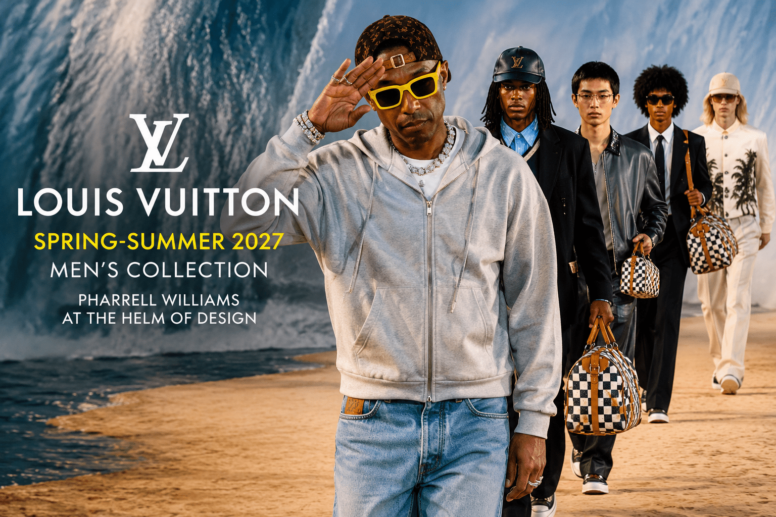Louis Vuitton Spring-Summer 2027: Pharrell Williams Sends the Dandy to Sea