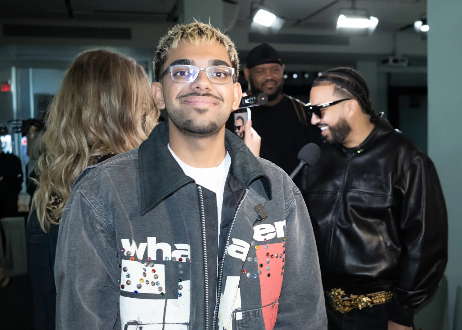 N3on and French Montana at The Blonds during New York Fashion Week 2026